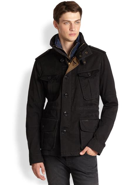 burberry golf jacket black|burberry brit jacket men's.